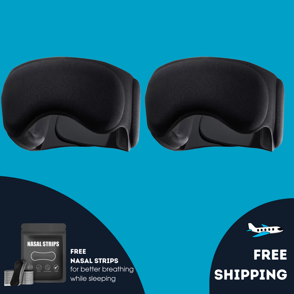 Nattro Earbud Sleep Mask — Blackout & Sound - One to Keep, One to Give -