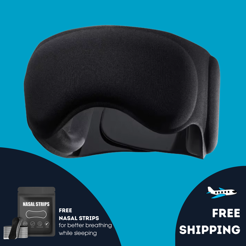 Nattro Earbud Sleep Mask — Blackout & Sound